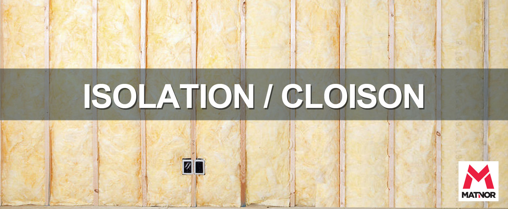 Bandeau isolation cloison