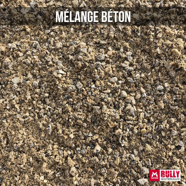 Melange béton