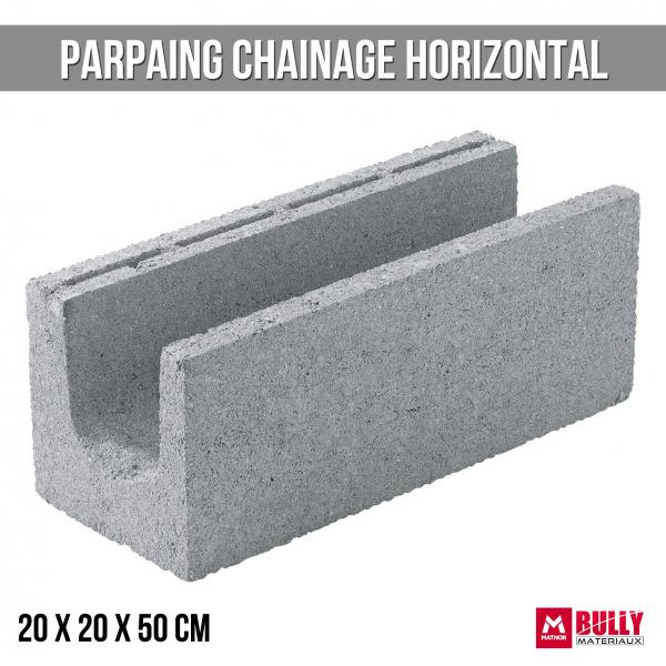 Parpaing ch horizontal 20