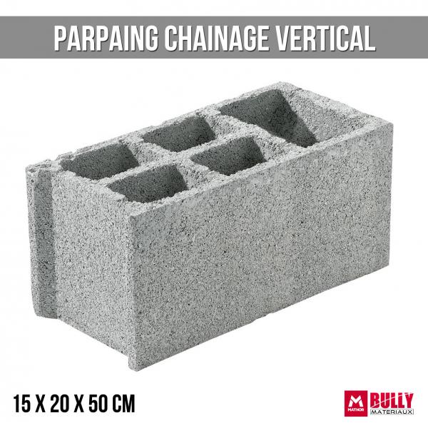 Parpaing ch vertical 15