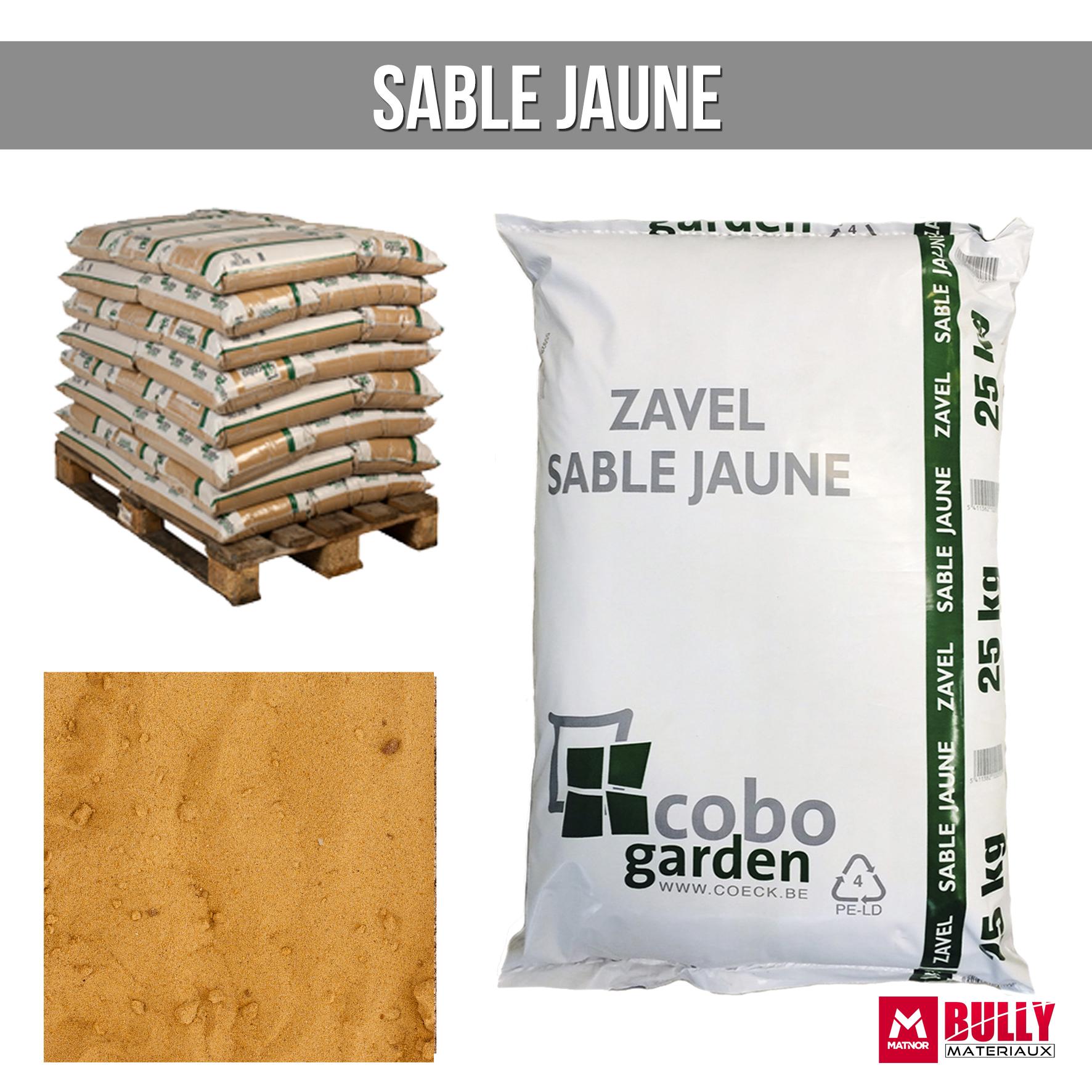 Sable jaune sac