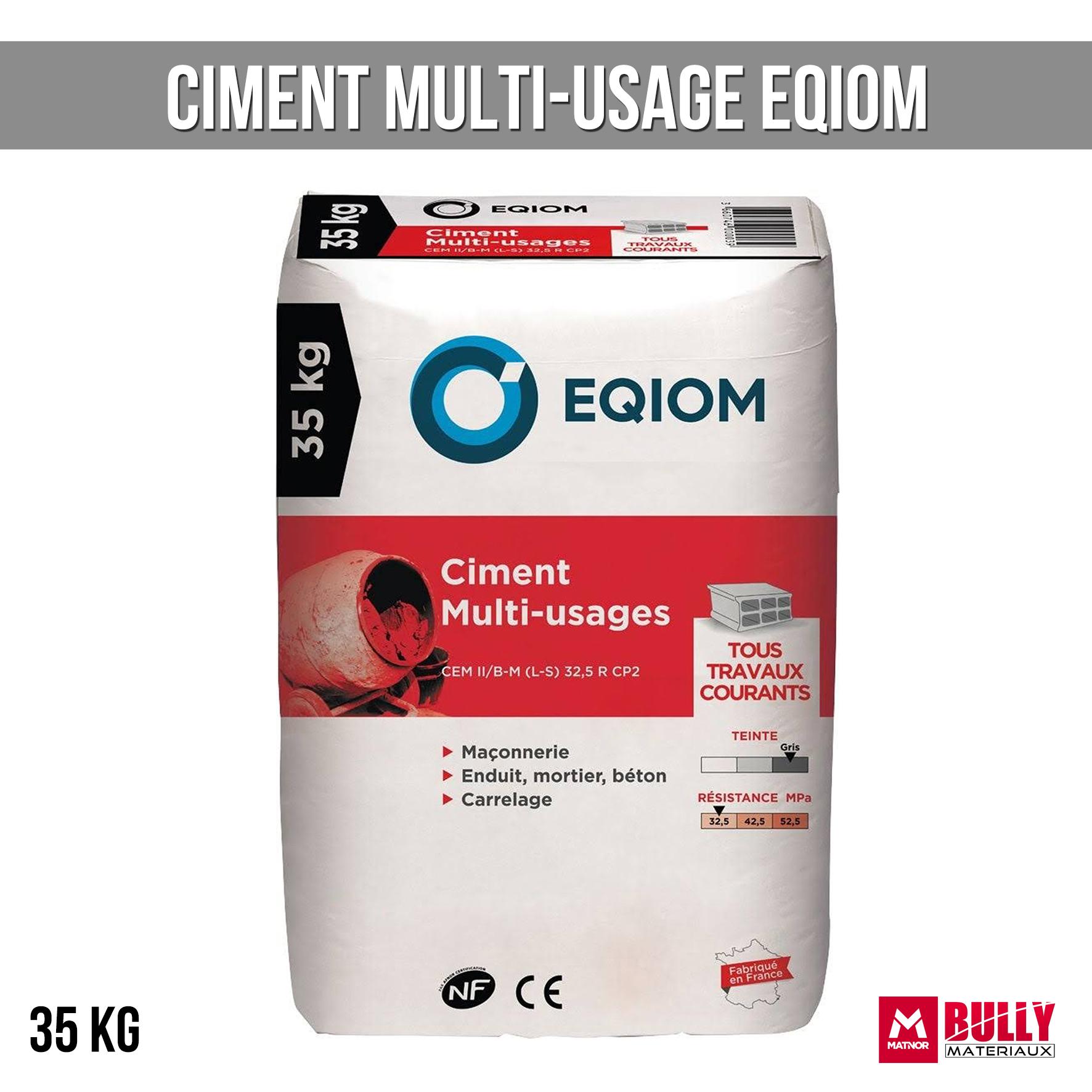Ciment multi usage eqiom 35kg
