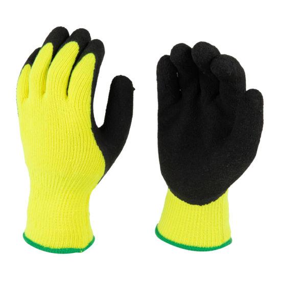 Gants jaune fluo