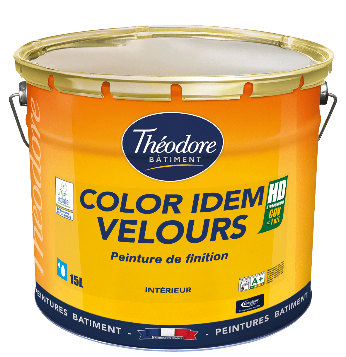 Peinture color idem hd btp 15l velour toutes teintes