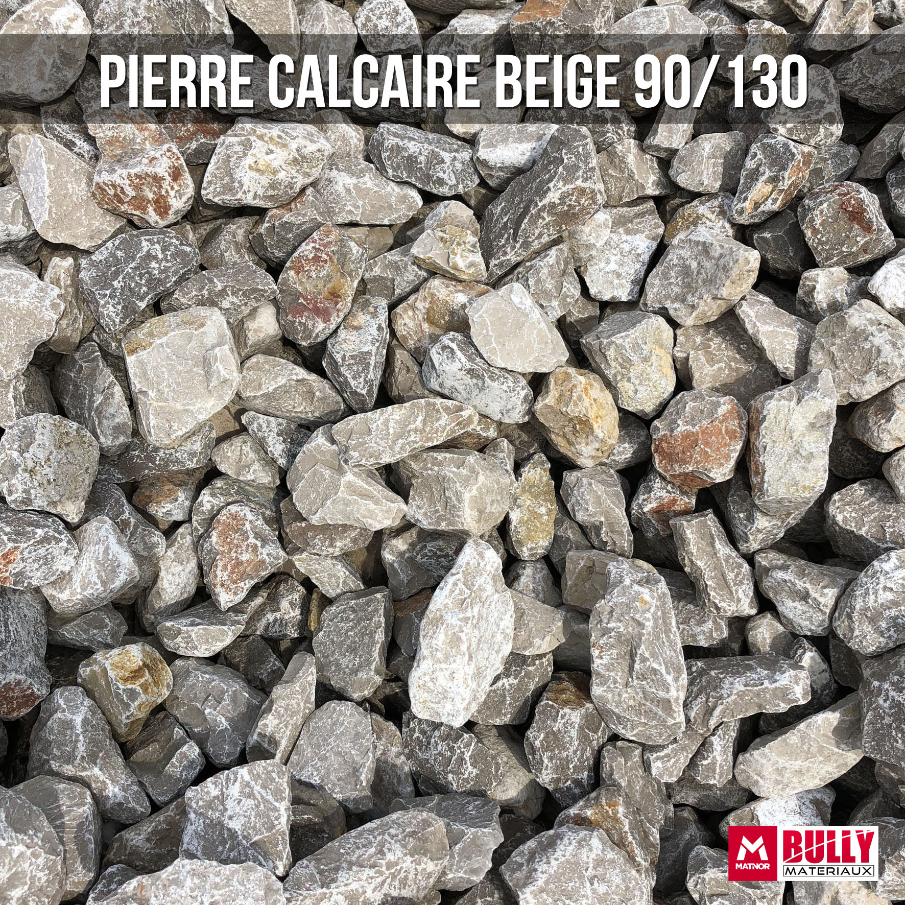 Pierre calcaire beige 90/130